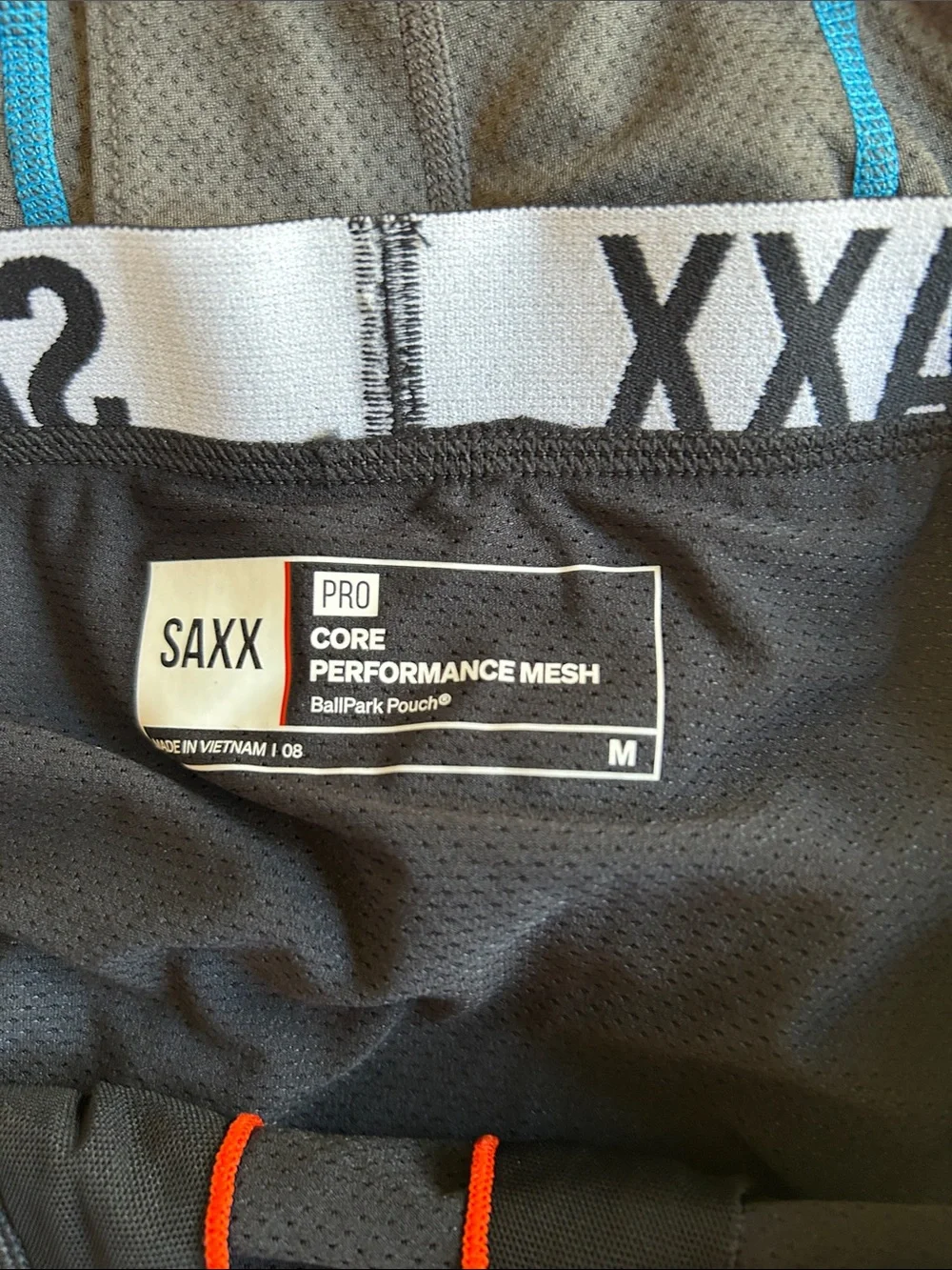 SAXX Underwear Co. Men's Multi-Sport Mesh Boxer Brief Fly 3-Pack, Medium, NWOT